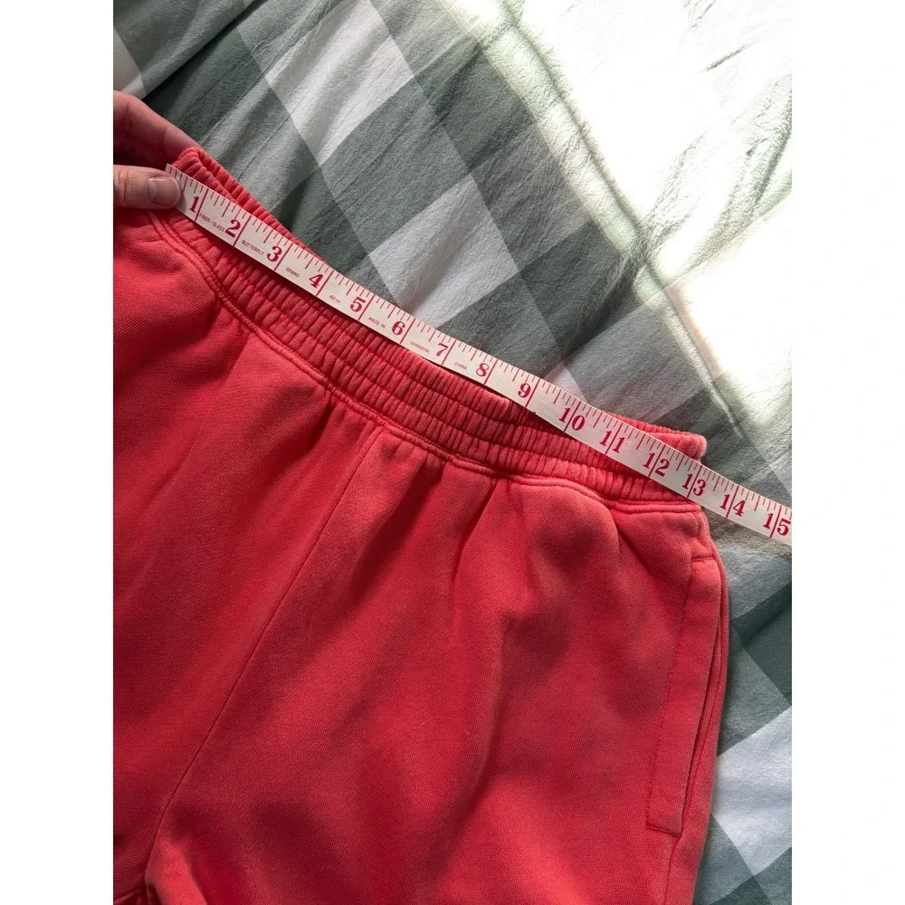 NWT Aerie First Class Fleece Trouser Womens S Rusty Peach Wide Leg Pull On - Picture 9 of 12